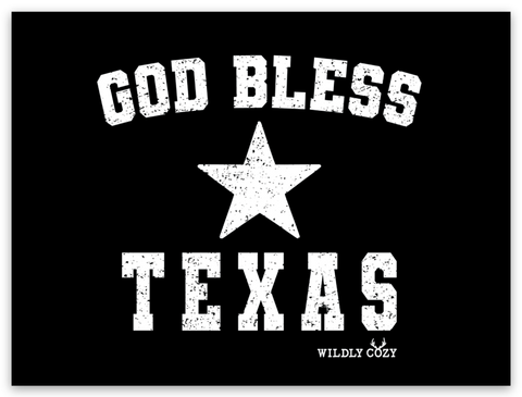 God Bless Texas Sticker