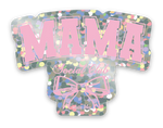 Mama Social Club Glitter Sticker