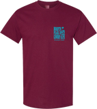 Boots, Cowboy Hats & Pearl Snaps Tee Maroon