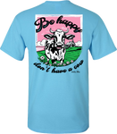 Be Happy Dairy Cow Tee Sky