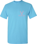 Be Happy Dairy Cow Tee Sky