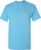 Be Happy Dairy Cow Tee Sky