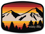 Mountain Scene Sticker