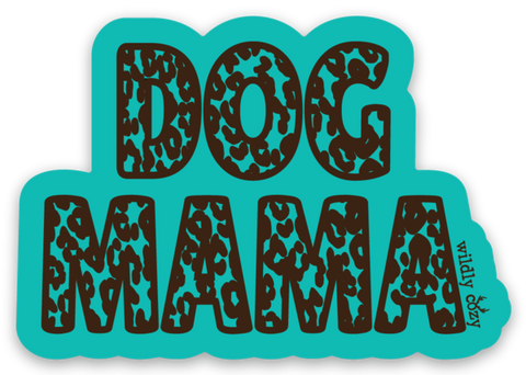Leopard Dog Mama Sticker