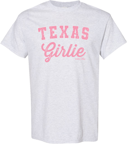 Texas Girlie Tee Grey