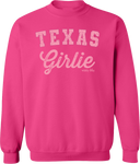 Texas Girlie Sweatshirt Hot Pink