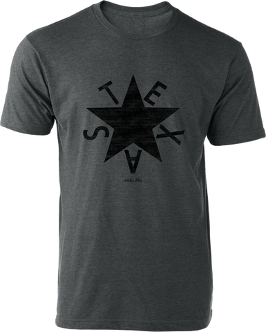 Texas Zavala Tee Heather Charcoal