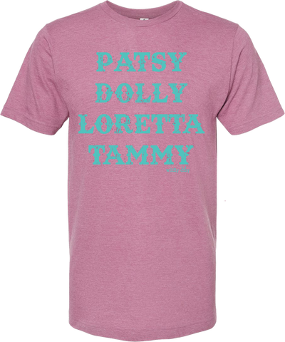 Patsy Dolly Tee Heather Light Purple