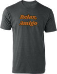Relax Amigo Tee Heather Charcoal