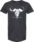 Skull Tee Heather Dark Grey