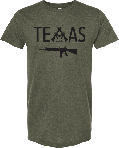 Texas AR Tee Heather Olive